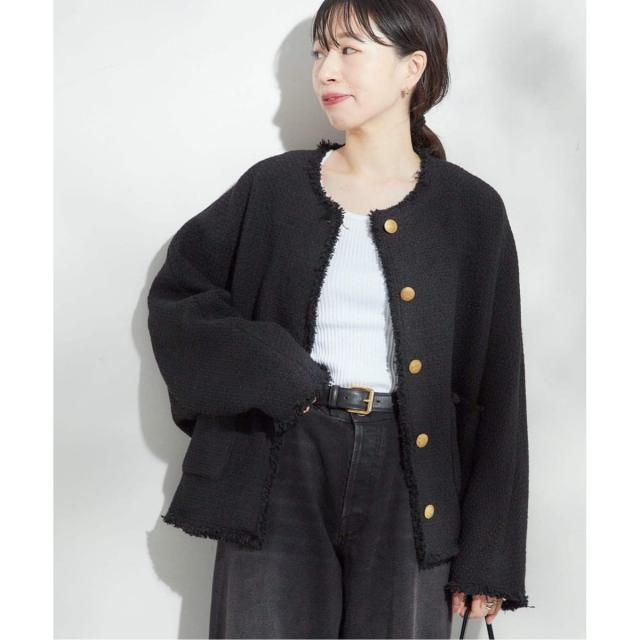 ジャーナルスタンダード レサージュ（journal standard L’essage）/《予約》GIOLICATWEED ドルマンジャケット 2