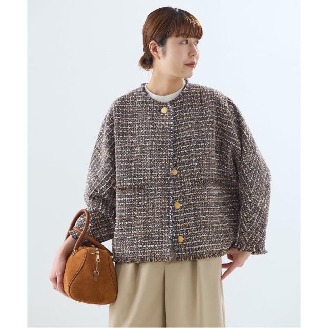 ジャーナルスタンダード レサージュ（journal standard L’essage）/《予約》GIOLICATWEED ドルマンジャケット 2