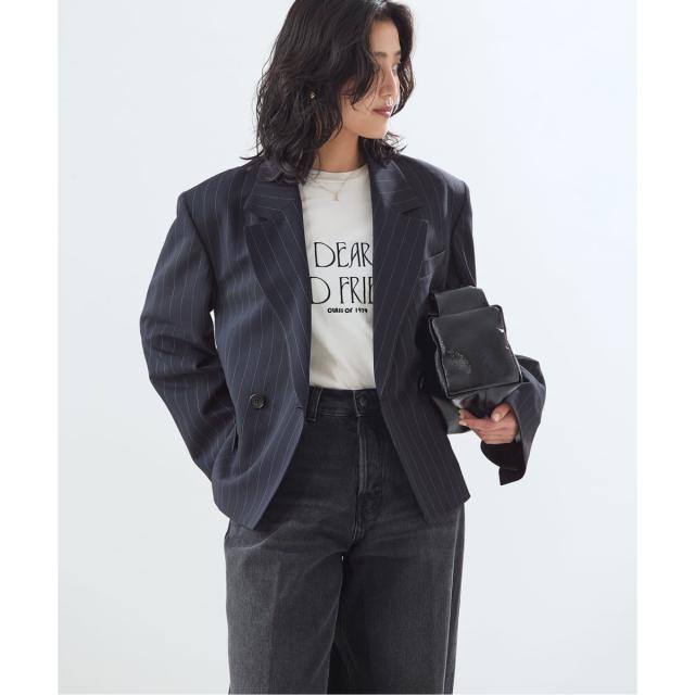 ジャーナルスタンダード レサージュ（journal standard L’essage）/《予約》NALYAストライプ/Doeskinジャケット