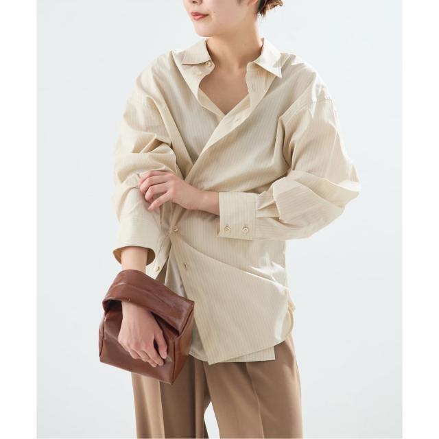 ジャーナルスタンダード レサージュ（journal standard L’essage）/《予約》ダブルフロントカシュクールシャツ
