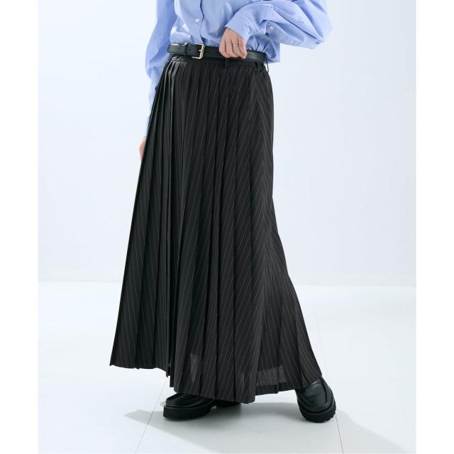 ジャーナルスタンダード レサージュ（journal standard L’essage）/《予約》TWトロ/ストライプ プリーツスカート