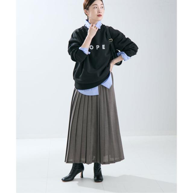 ジャーナルスタンダード レサージュ（journal standard L’essage）/《予約》TWトロ/ストライプ プリーツスカート