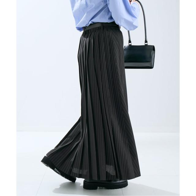 ジャーナルスタンダード レサージュ（journal standard L’essage）/《予約》TWトロ/ストライプ プリーツスカート