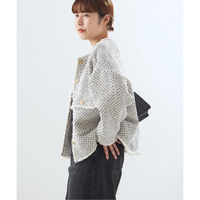 ジャーナルスタンダード レサージュ（journal standard L’essage）/《予約》GIOLICATWEED ドルマンジャケット