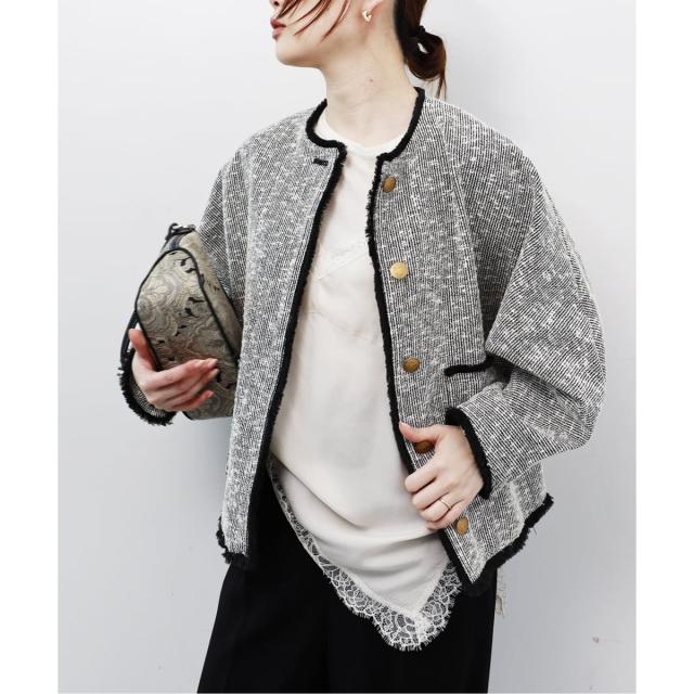 ジャーナルスタンダード レサージュ（journal standard L’essage）/《追加》【一部店舗＆WEB限定】GIOLICATWEED ドルマンジャケット 3
