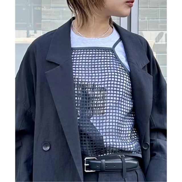 逐次刊行物標準尺度 レサージュ（journal standard L’essage）/【JANE SMITH/ジェーンスミス】SQUARE MESH CAMISOLE：キャミソール