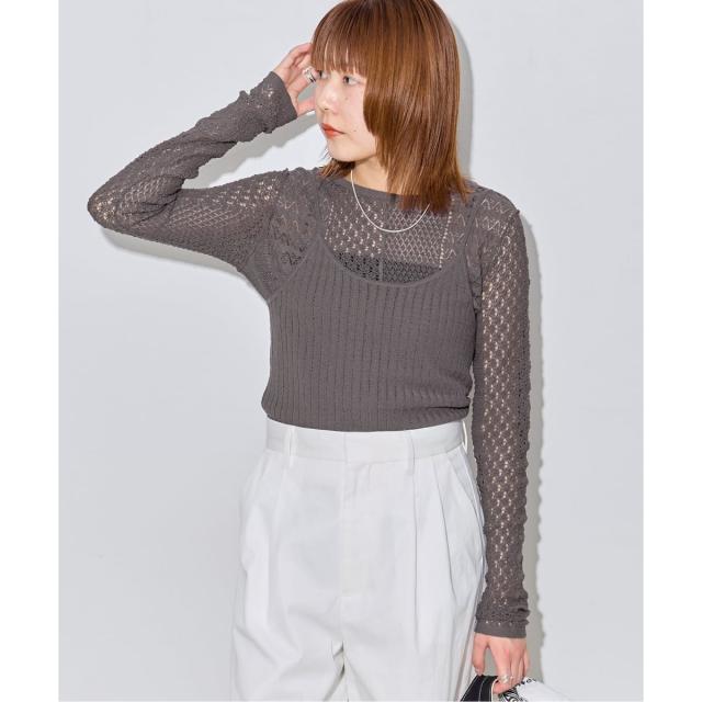 ジャーナルスタンダード レサージュ（journal standard L’essage）/LACYジャガードニットプルオーバー_4
