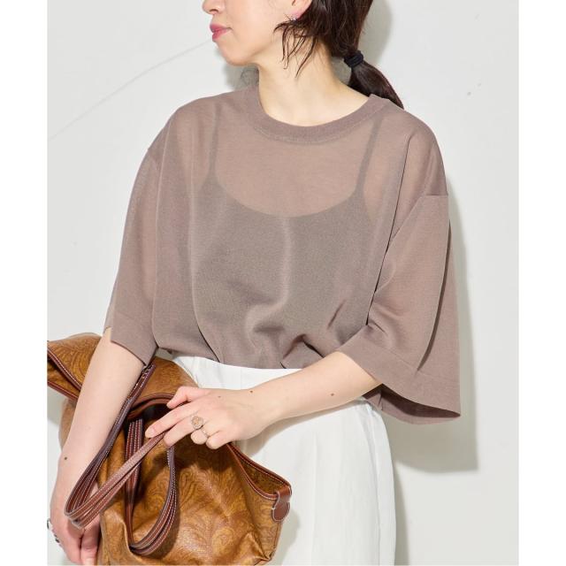 ジャーナルスタンダード レサージュ（journal standard L’essage）/フォルムニットTシャツ_2