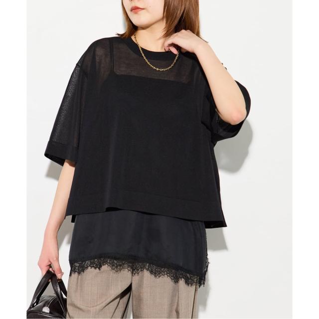 ジャーナルスタンダード レサージュ（journal standard L’essage）/フォルムニットTシャツ_9