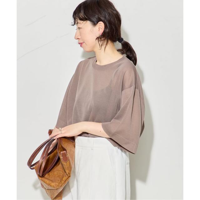ジャーナルスタンダード レサージュ（journal standard L’essage）/フォルムニットTシャツ_17