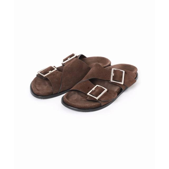 ジャーナルスタンダード レサージュ（journal standard L’essage）/【ALOHAS/アロハス】 Alba Suede Brown Leather Sandals：サンダ_1
