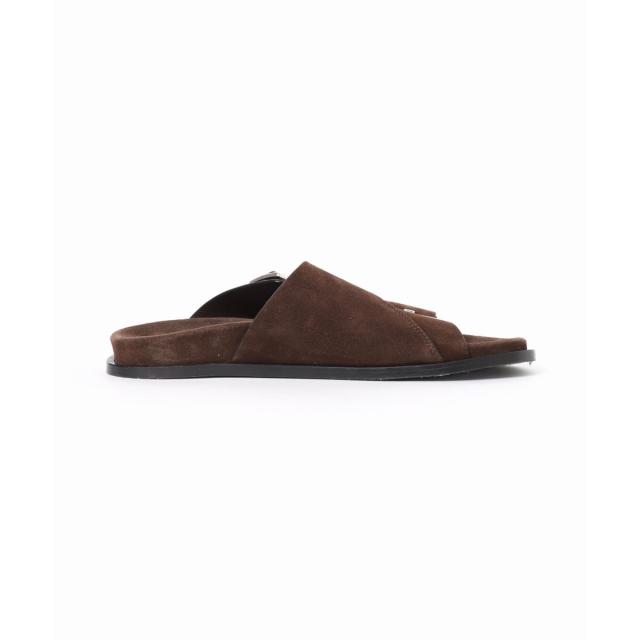ジャーナルスタンダード レサージュ（journal standard L’essage）/【ALOHAS/アロハス】 Alba Suede Brown Leather Sandals：サンダ_4