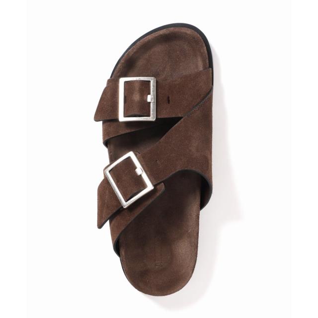 ジャーナルスタンダード レサージュ（journal standard L’essage）/【ALOHAS/アロハス】 Alba Suede Brown Leather Sandals：サンダ_6