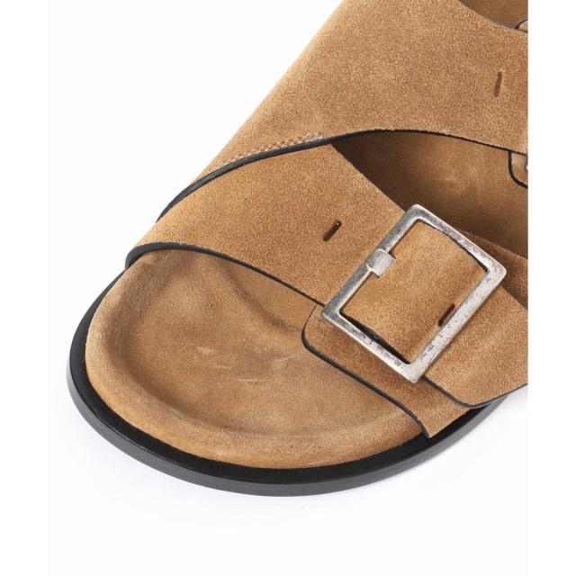 ジャーナルスタンダード レサージュ（journal standard L’essage）/【ALOHAS/アロハス】Alba Suede Tan Leather Sandals：サンダル_2