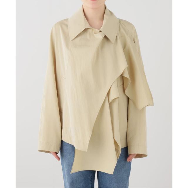 ジャーナルスタンダード レサージュ（journal standard L’essage）/RECTO/レクト MUFFLER WRAP COAT (YELLOW BEIGE) コート RW2
