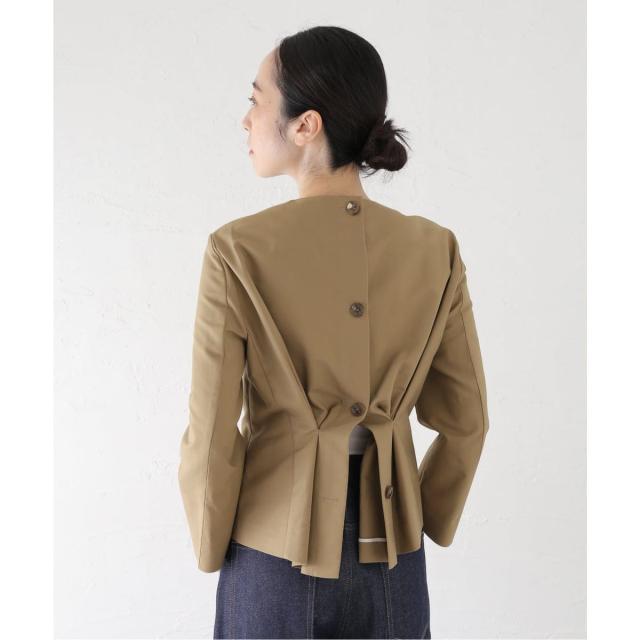 ジャーナルスタンダード レサージュ（journal standard L’essage）/RECTO/レクト OPEN BACK PEPLUM TOP (KHAKI BEIGE)  トップス