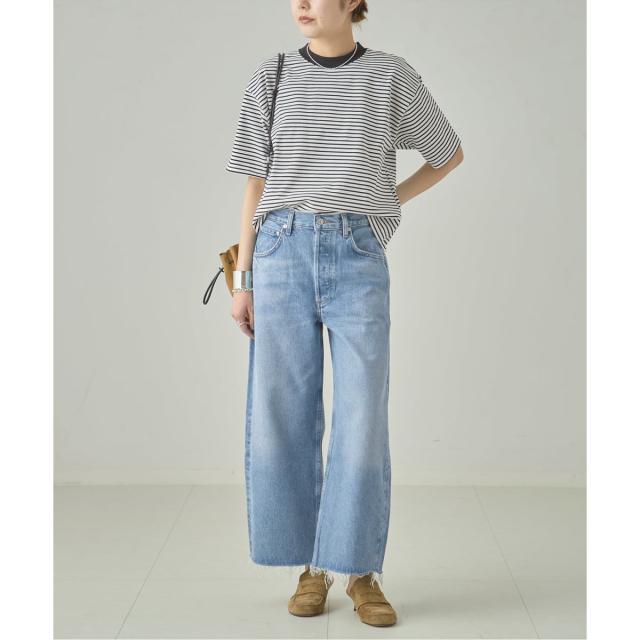 【NEW】ジャーナルスタンダード レサージュ（journal standard L’essage）/CITIZENS OF HUMANITY AYLA RAW HEM CROP デニムパンツ 2117_5