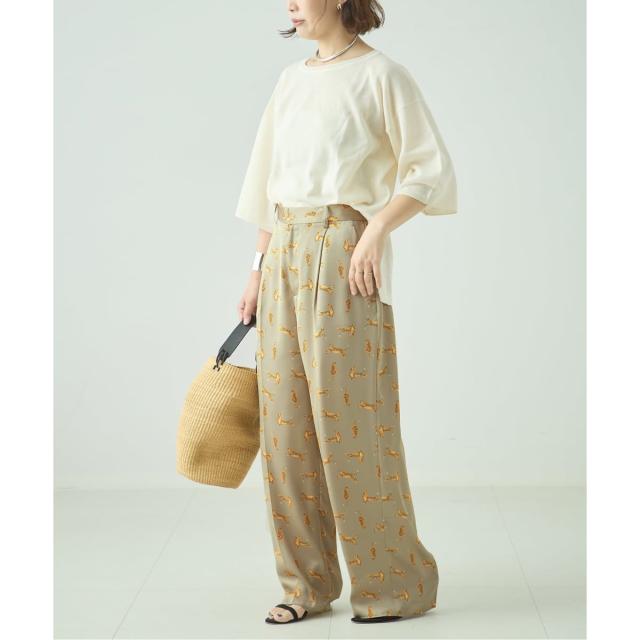 ジャーナルスタンダード レサージュ（journal standard L’essage）/レオパードモチーフパンツ_4