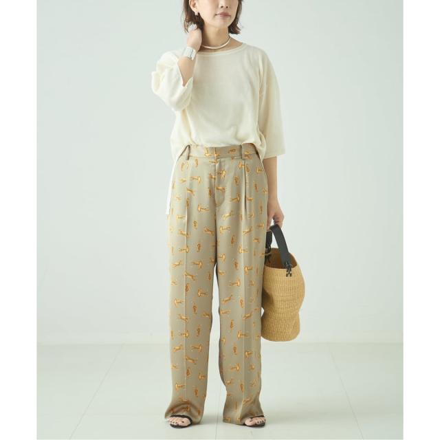 ジャーナルスタンダード レサージュ（journal standard L’essage）/レオパードモチーフパンツ_5