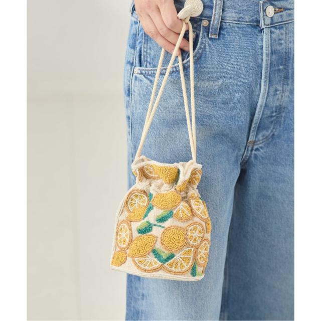 ジャーナルスタンダード レサージュ（journal standard L’essage）/MARCHER/マルシェ ビーズショルダーバッグ CITRON