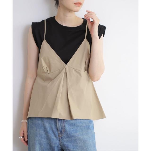 逐次刊行物標準尺度 レサージュ（journal standard L’essage）/The Loom/ザ 御部屋 COTTON PLEATED CAMISOLE キャミソール