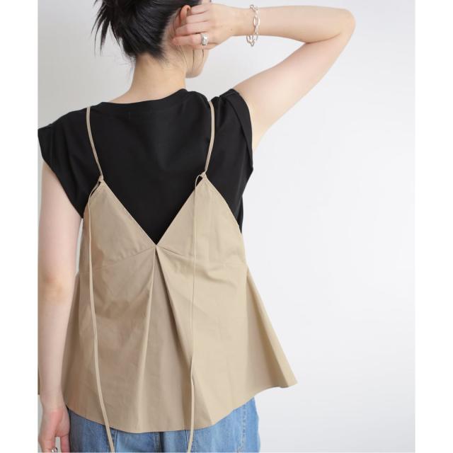 逐次刊行物標準尺度 レサージュ（journal standard L’essage）/The Loom/ザ 御部屋 COTTON PLEATED CAMISOLE キャミソール