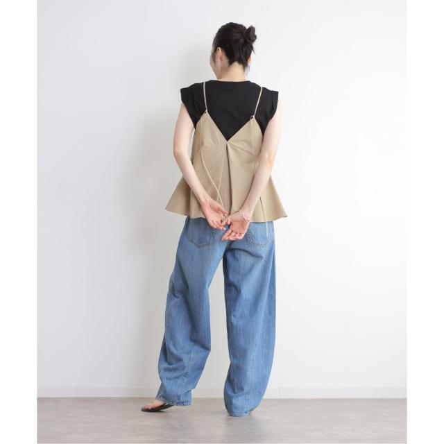 逐次刊行物標準尺度 レサージュ（journal standard L’essage）/The Loom/ザ 御部屋 COTTON PLEATED CAMISOLE キャミソール