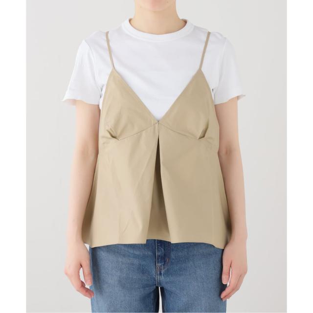 逐次刊行物標準尺度 レサージュ（journal standard L’essage）/The Loom/ザ 御部屋 COTTON PLEATED CAMISOLE キャミソール
