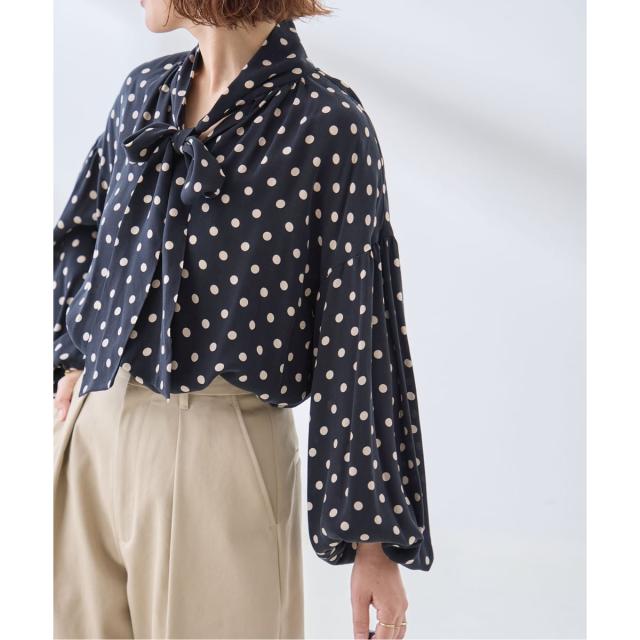 ジャーナルスタンダード レサージュ（journal standard L’essage）/《追加》IPEKERDOT&FLOWER/シアーボウブラウス
