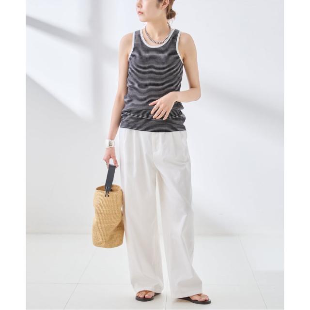 【NEW】ジャーナルスタンダード レサージュ（journal standard L’essage）/カップ付きボーダータンクトップ_8