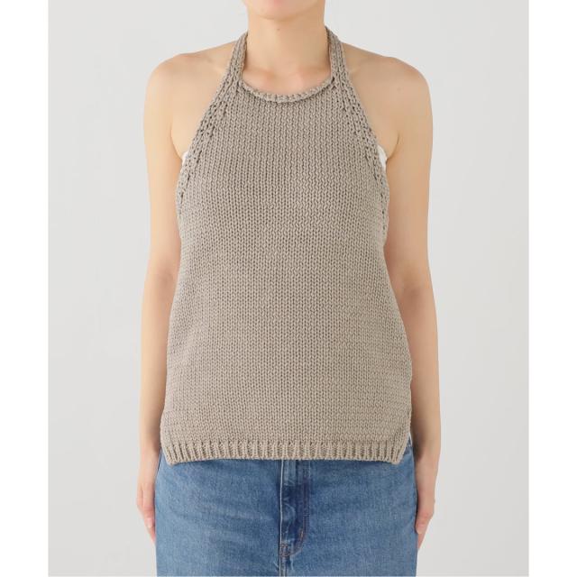 【NEW】ジャーナルスタンダード レサージュ（journal standard L’essage）/ROHE/ローエ Chunky knit halter top