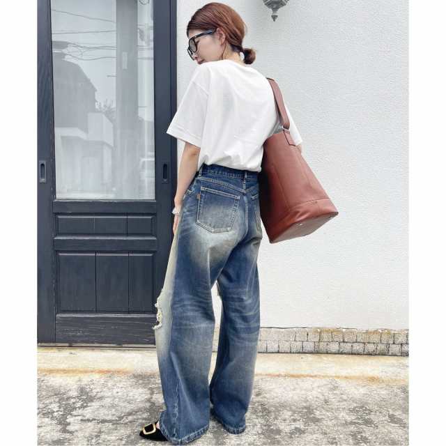 スピック＆スパン（Spick and Span）/5 1/2 FRONT CRUSHED DENIMの通販