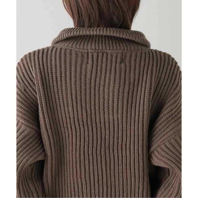 Spick＆Span【Oldderby Knitwear】別注ジップロングニット-