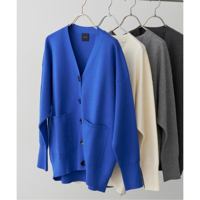 スピック＆スパン（Spick and Span）/≪WEB+一部店舗限定追加≫ダブルジャガード ビッグカーディガンの通販は