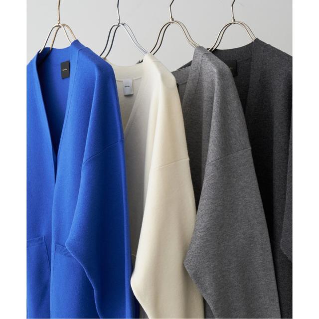 スピック＆スパン（Spick and Span）/≪WEB+一部店舗限定追加≫ダブルジャガード ビッグカーディガンの通販は