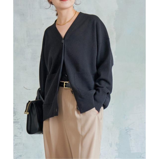 スピック＆スパン（Spick and Span）/≪WEB+一部店舗限定追加≫ダブルジャガード ビッグカーディガンの通販は