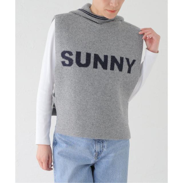 スピック＆スパン（Spick and Span）/フーテッド ロゴニットベストの通販は 16,500円