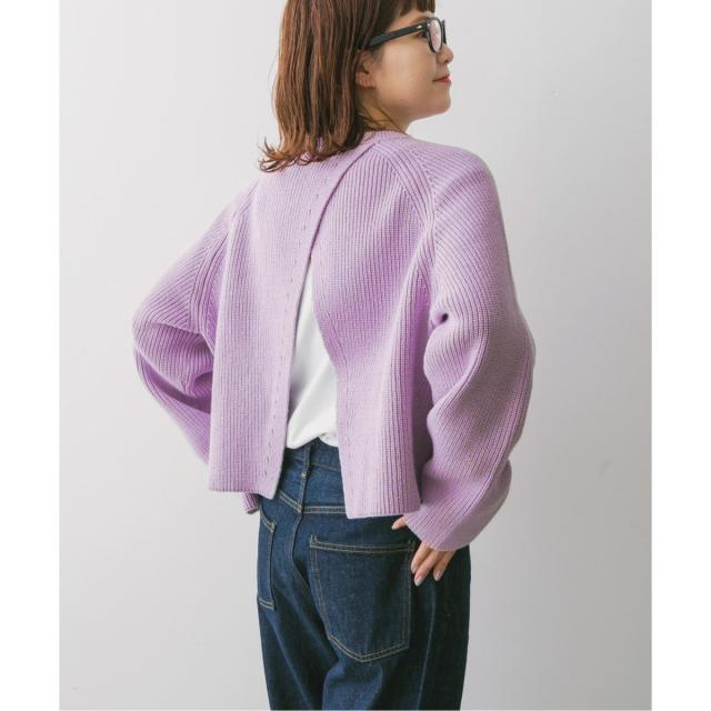 スピック＆スパン（Spick and Span）/バルキーヤーン畦バックシャンニットの通販は 12,100円