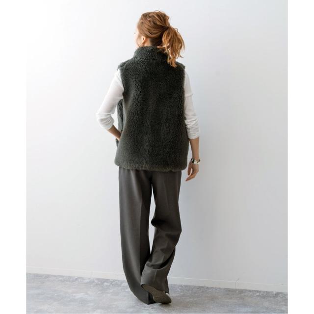 スピック＆スパン（Spick and Span）/《追加》ダブルクロスツータックパンツ