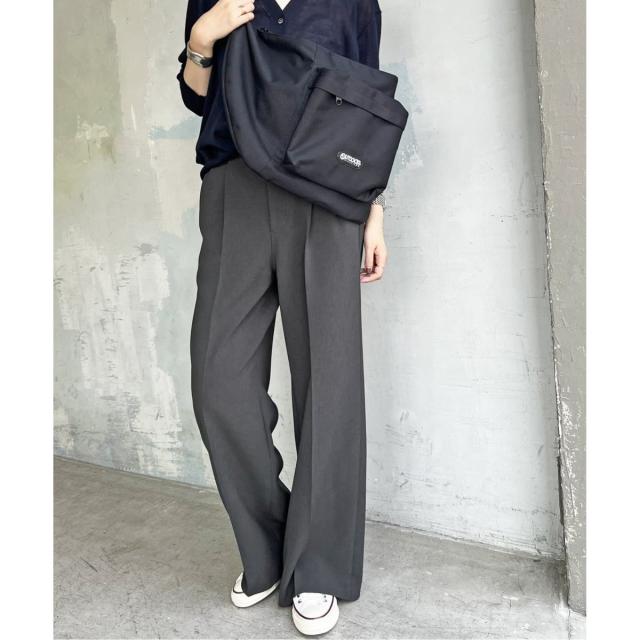 スピック＆スパン（Spick and Span）/《追加》ダブルクロスツータックパンツ