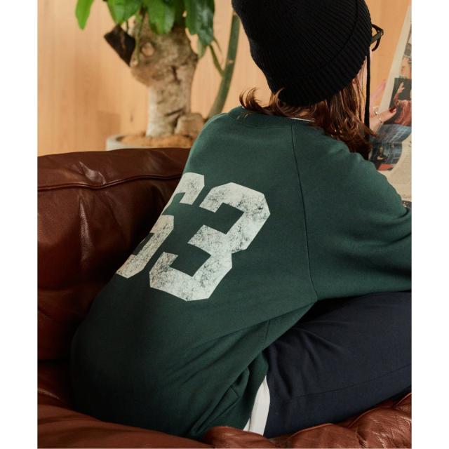 【RIKA ABE × Spick & Span】フロッキープリントスウェット WEB限定追加》【RIKA ABE × Spick & Span】フロッキープリント