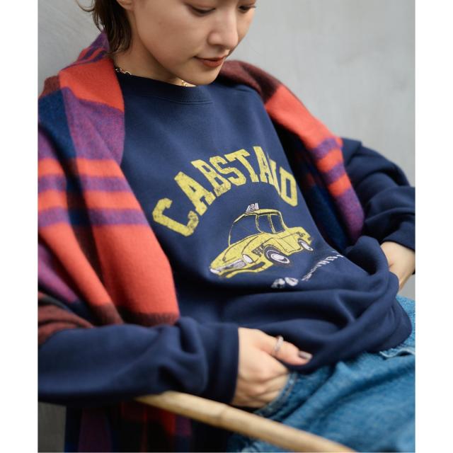 スピックアンドスパン　フロッキープリントスウェット スピック＆スパン（Spick and Span）/《WEB限定追加》【RIKA ABE