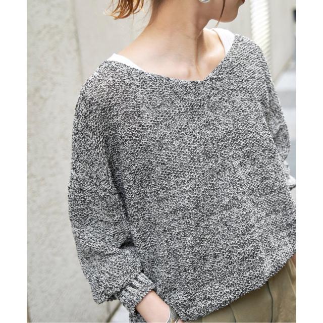 スピック＆スパン（Spick and Span）/ペーパーヤーン2WAYルーズプルオーバーの通販は 13,200円