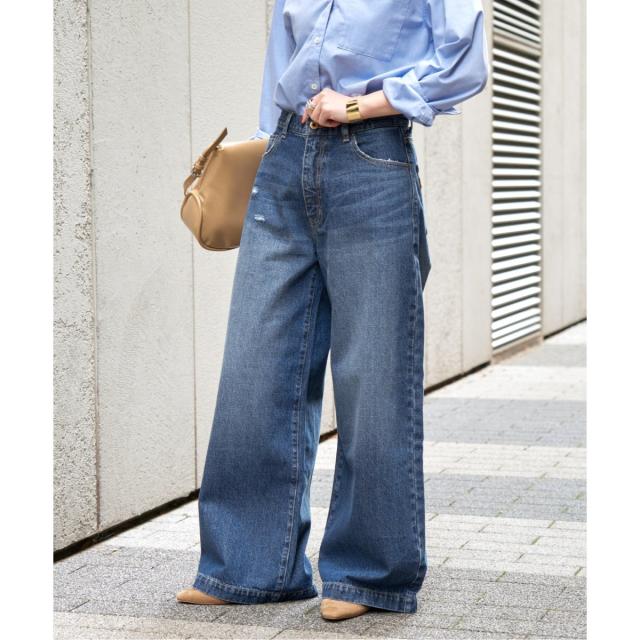 スカート Spick and Span 5 1/2 WRAP DENIM Spick & Span（スピックアンドスパン）の「5 1/2 WRAP DENIM