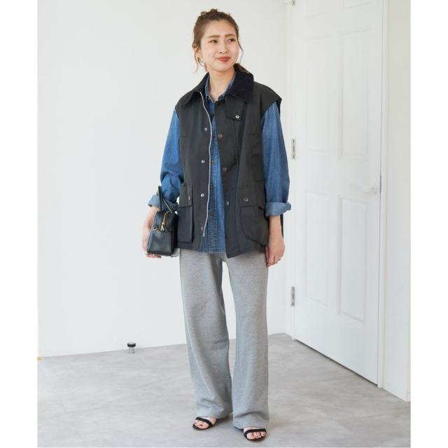 【スピックアンドスパン】未使用タグ付 Barbourバブアー別注ベスト グレー Spick & Span（スピックアンドスパン）の「Barbour / バブアー