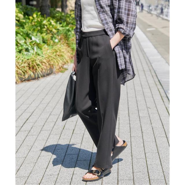 spick and span スピックアンドスパン　イージーバックスリットパンツ 追加》イージーバックスリットパンツ（スラックス）｜Spick and