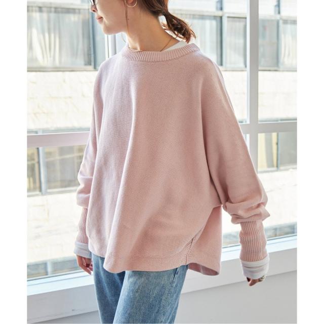 【15400円】SpickandSpan バルキーヤーンドルマンロングリブニット Spick & Span｜《WEB限定追加予約3》バルキーヤーンドルマン