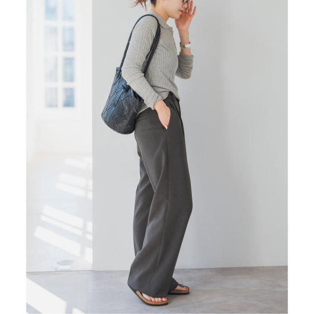 スピック＆スパン（Spick and Span）/《追加2》ダブルクロスツータックパンツ