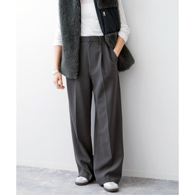 スピック＆スパン（Spick and Span）/《追加2》ダブルクロスツータックパンツ