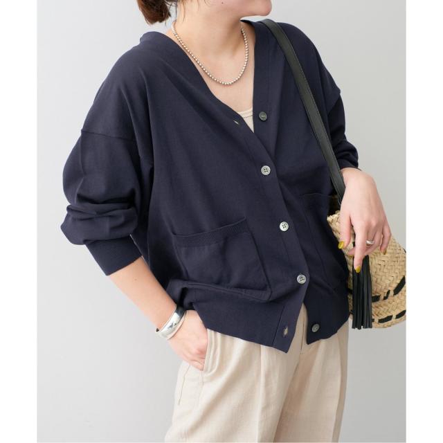 スピック＆スパン（Spick and Span）/《予約》コットンハイゲージカーディガンの通販は